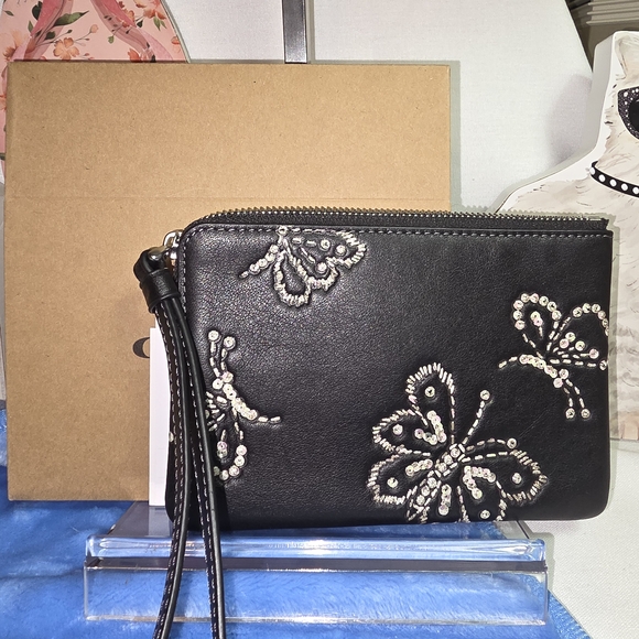 Coach Butterfly Wristlet w/Box - Picture 2 of 5
